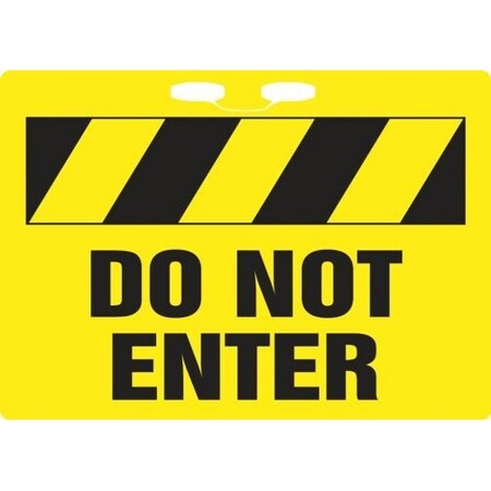 ROPE SIGN DO NOT ENTER 10 In  X 14 In  FBR111